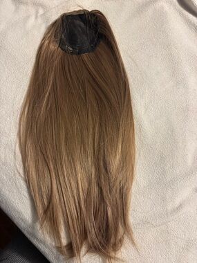 Natural Honey Blonde Clip-In Hair Hair Topper  - Women Hair